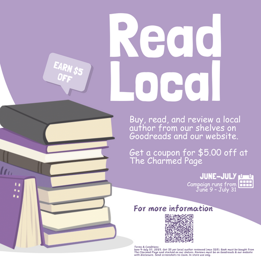 Support Local Authors in Lake Charles: Read, Review, and Get Rewarded at The Charmed Page