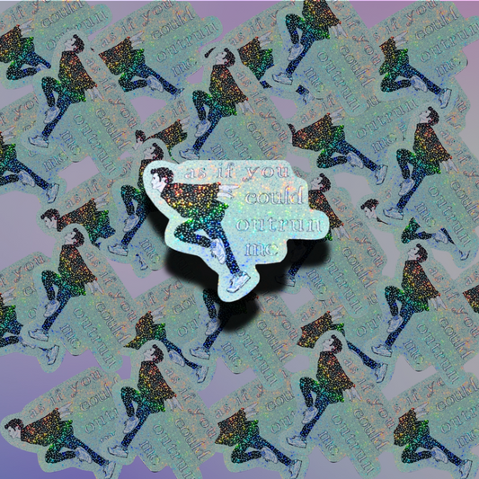 Edward Cullen Outrun Me Stickers