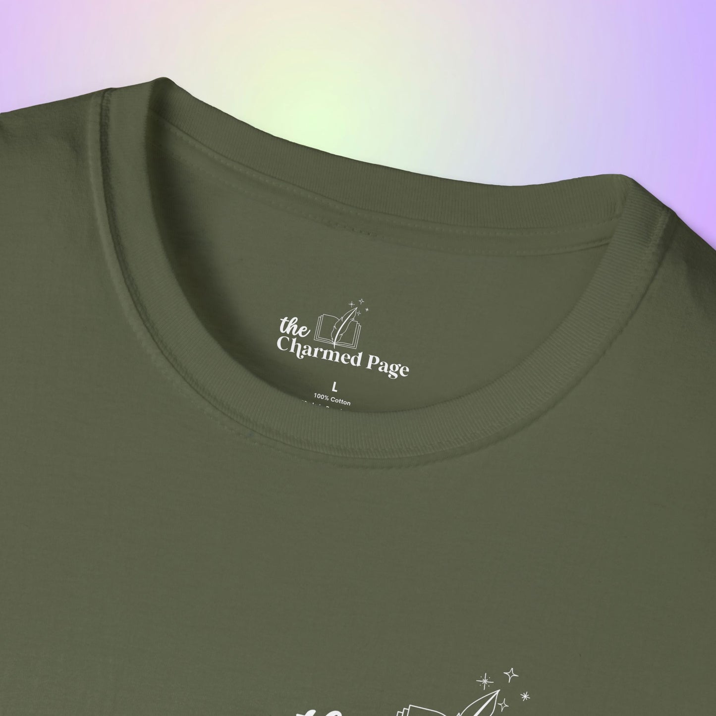 The Charmed Page Bookstore Unisex T-Shirt (Dark Colors)