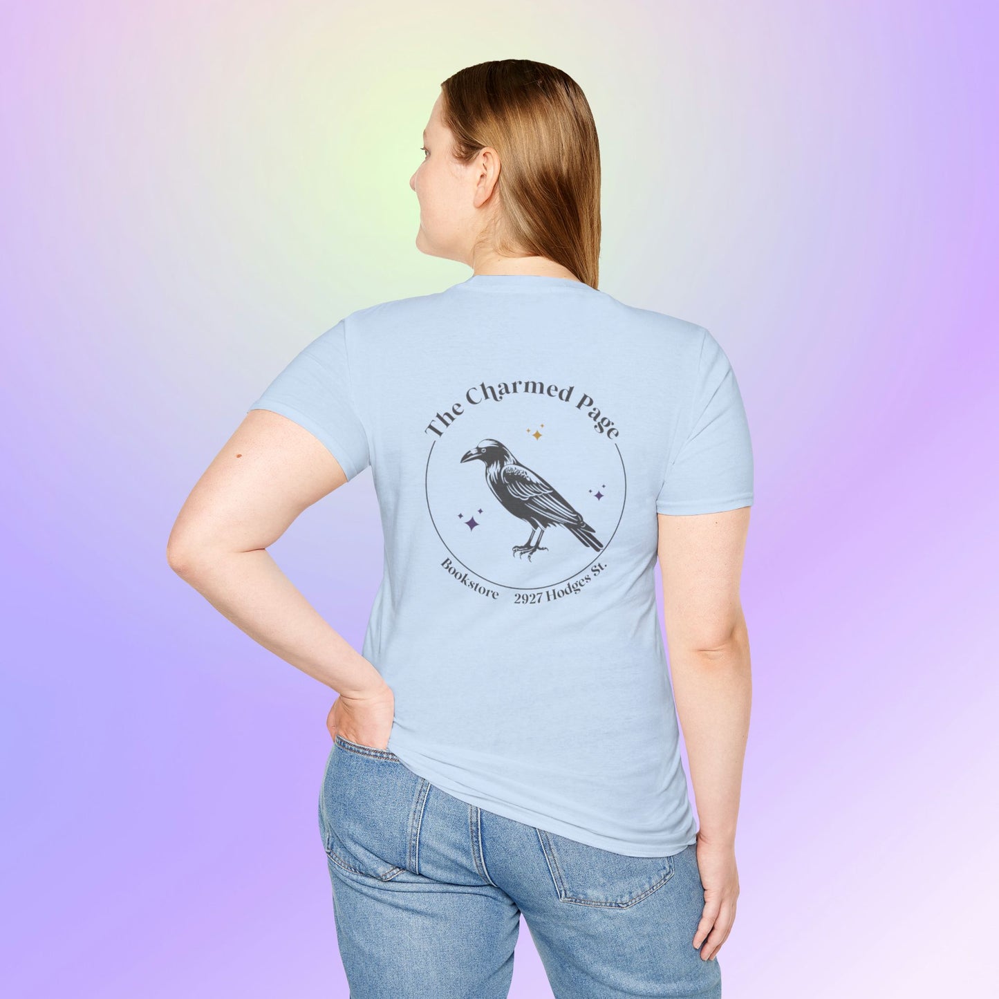 The Charmed Page Bookstore Unisex T-Shirt (Light Colors)