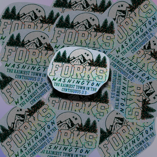 Forks Washington Sticker
