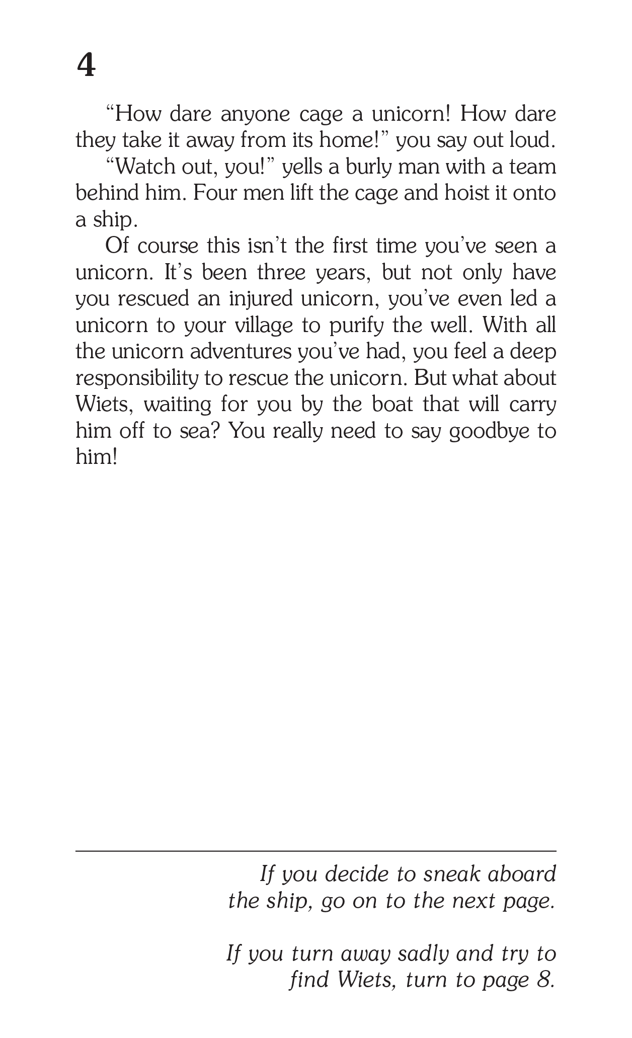 The Rescue Of The Unicorn, Children's Book