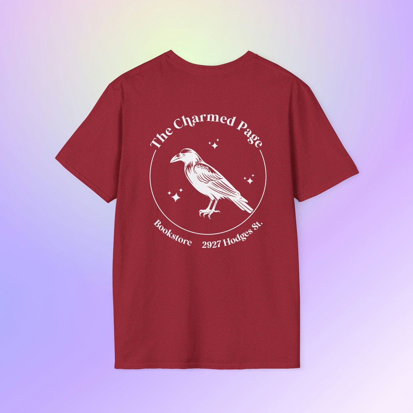 The Charmed Page Bookstore Unisex T-Shirt (Dark Colors)