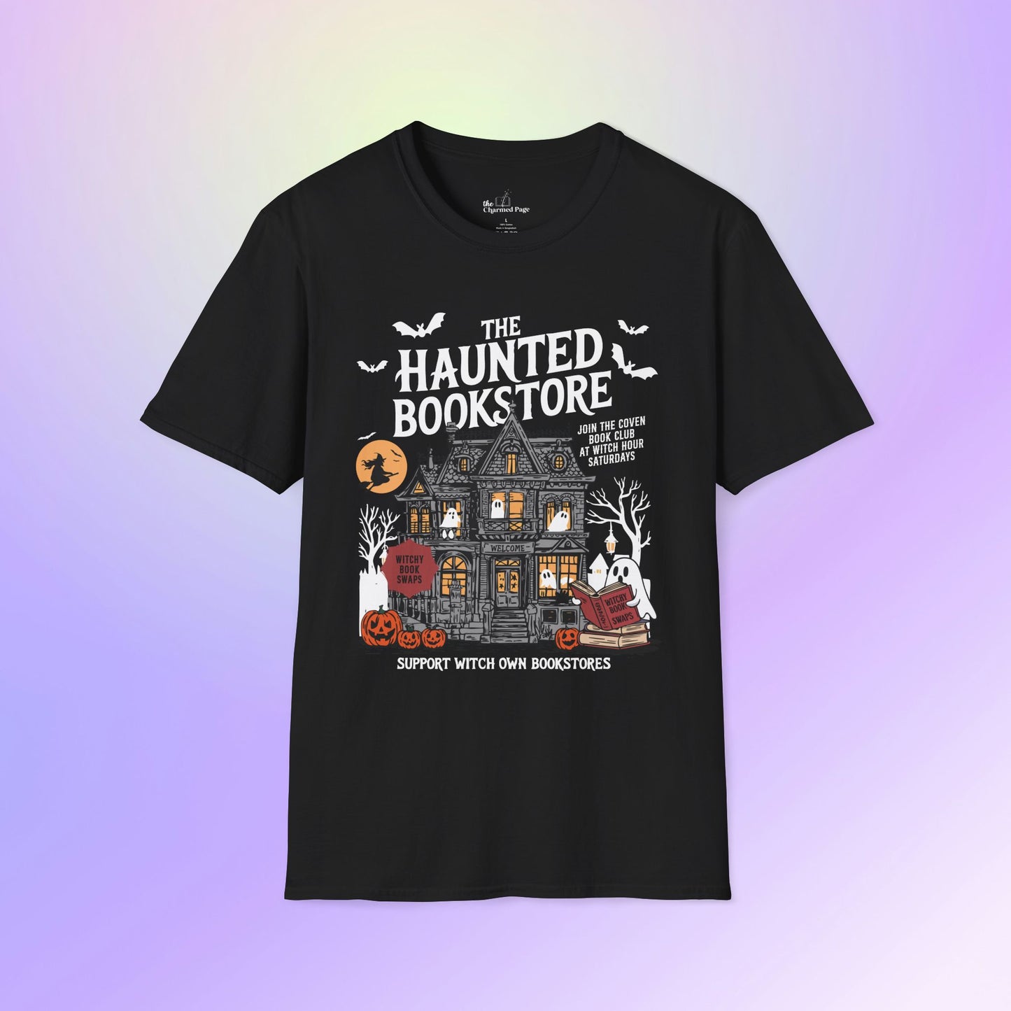 Haunted Bookstore Unisex Tee
