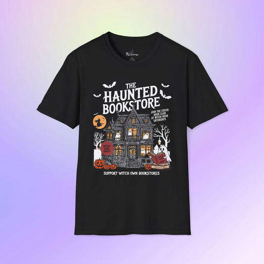 Haunted Bookstore Unisex Tee