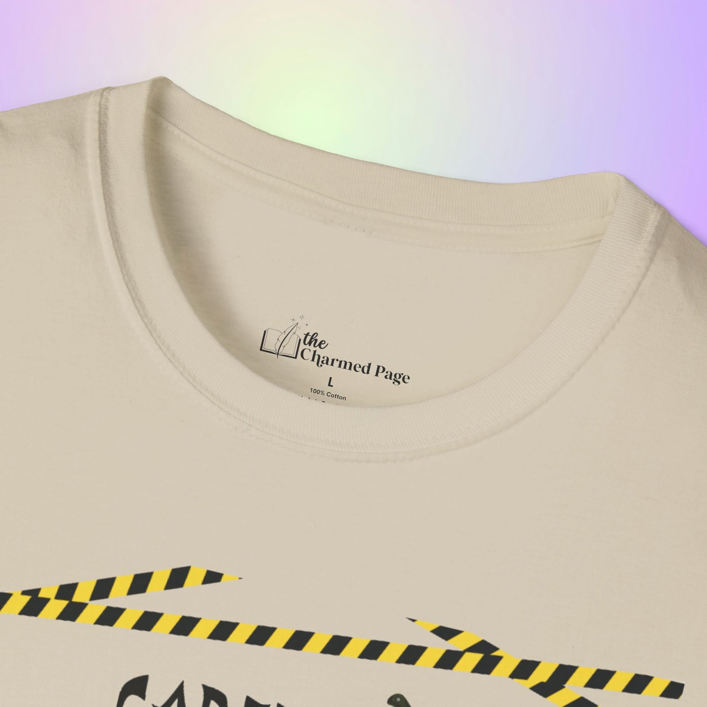 Author Quote Unisex T-Shirt - "Careful or You'll End Up in My Book"