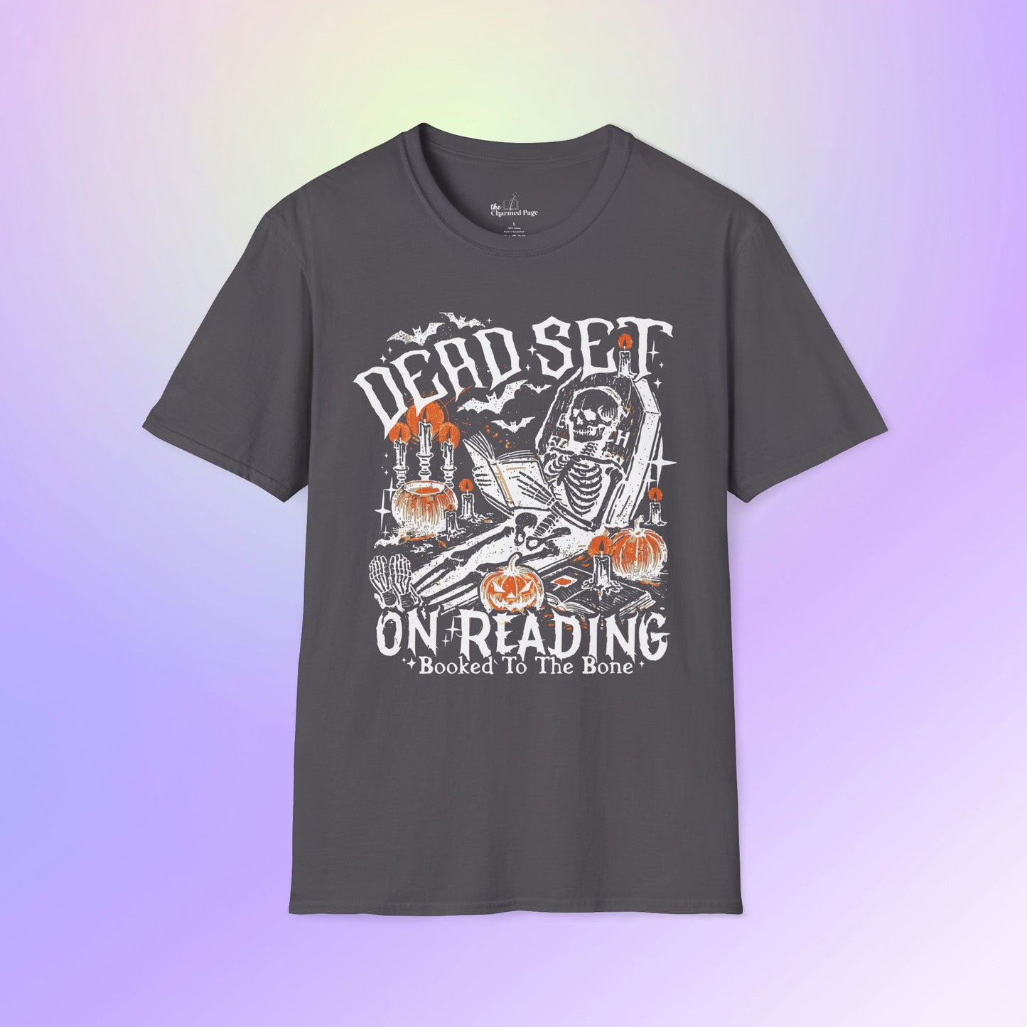 Dead Set on Reading - Book Lover Unisex T-Shirt