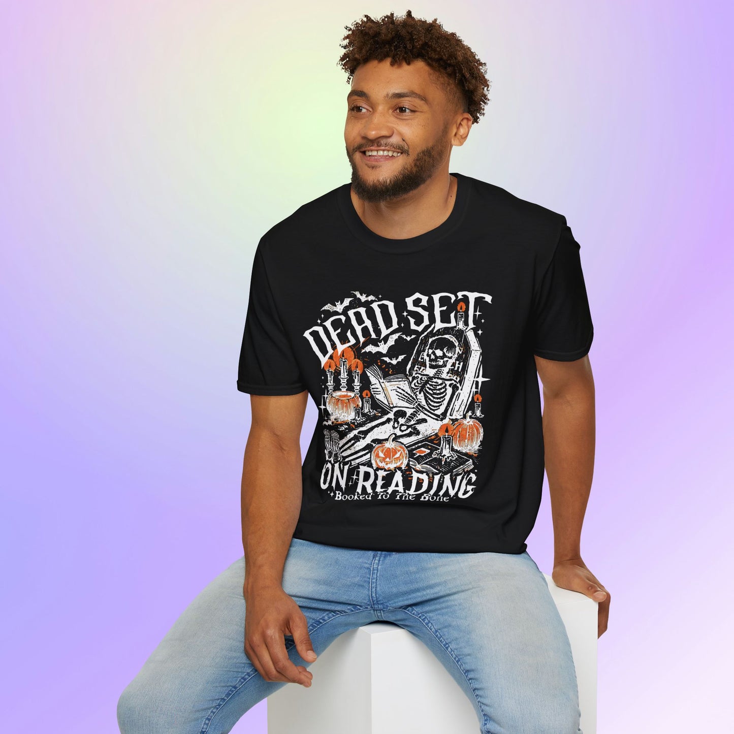 Dead Set on Reading - Book Lover Unisex T-Shirt