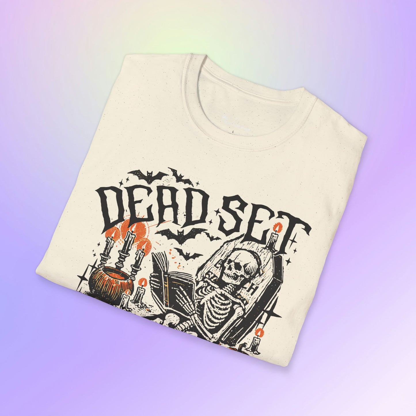 Dead Set on Reading - Book Lover Unisex T-Shirt