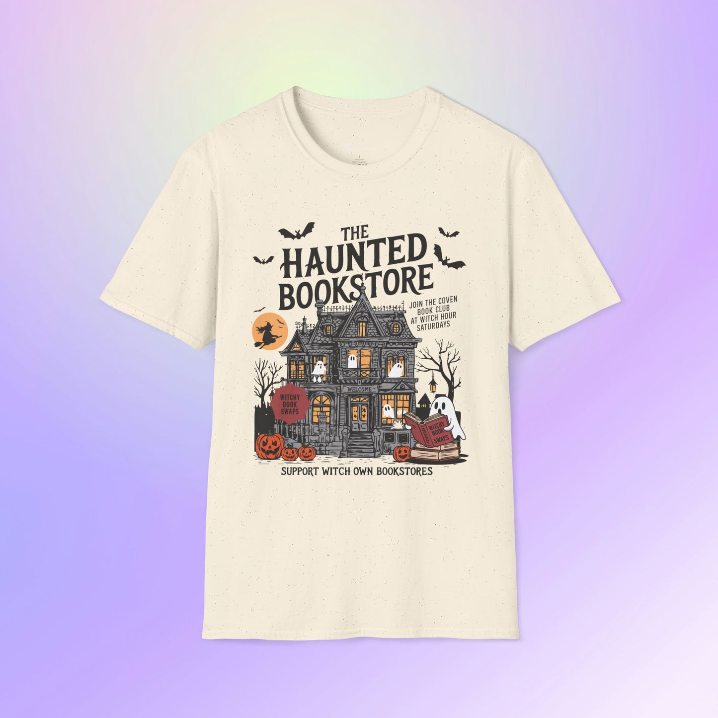 Haunted Bookstore Unisex Tee
