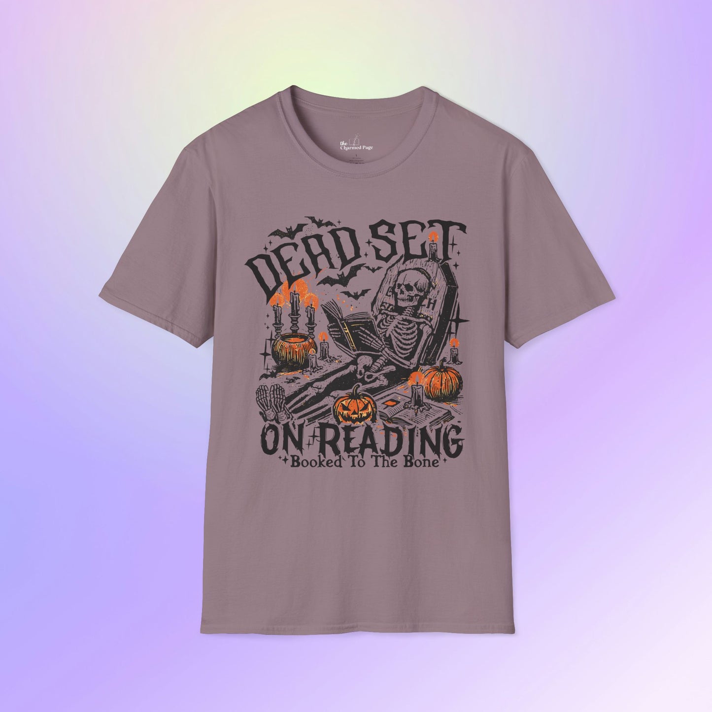 Dead Set on Reading - Book Lover Unisex T-Shirt