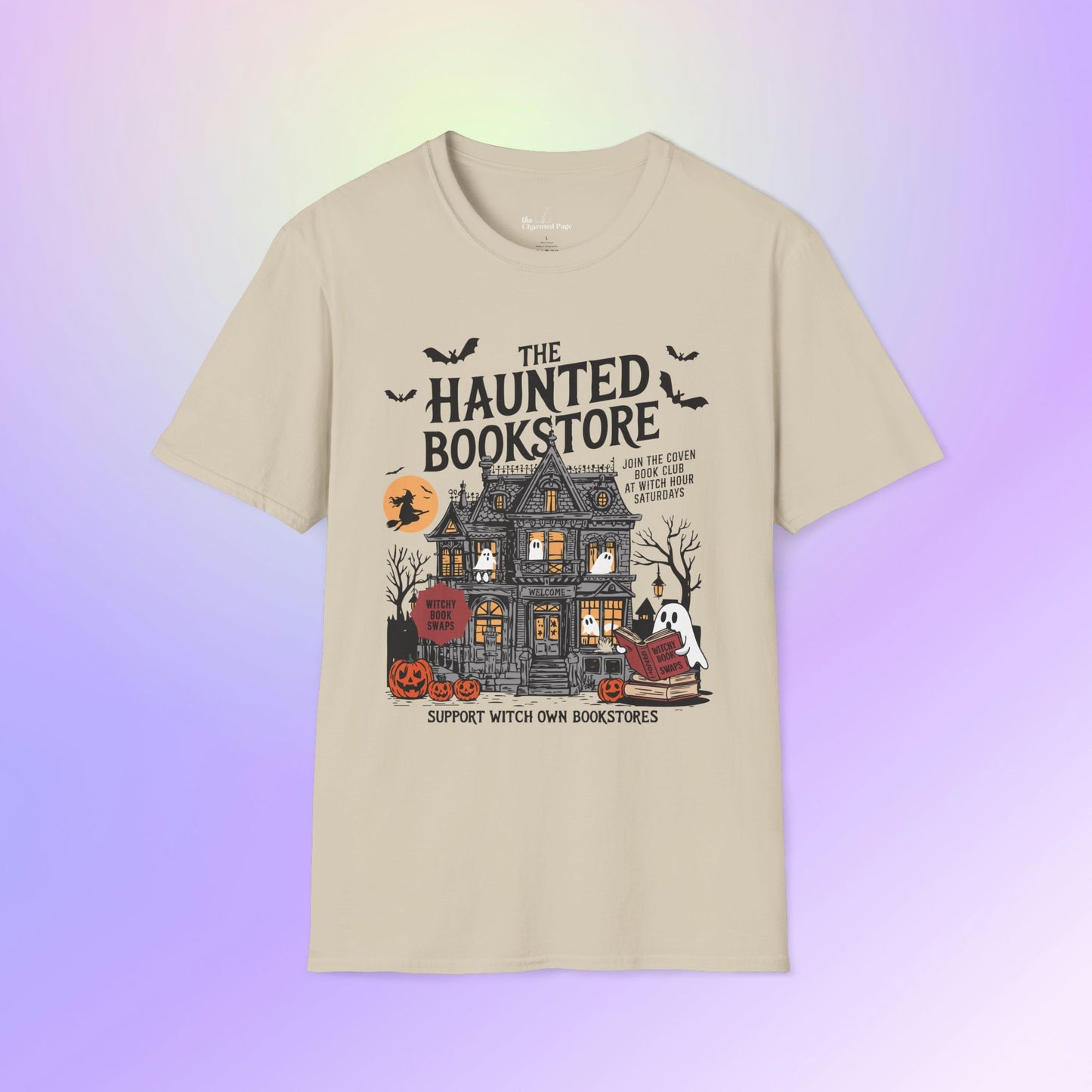 Haunted Bookstore Unisex Tee