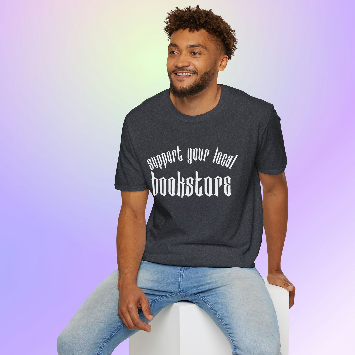 Support Your Local Bookstore Gothic Unisex T-Shirt