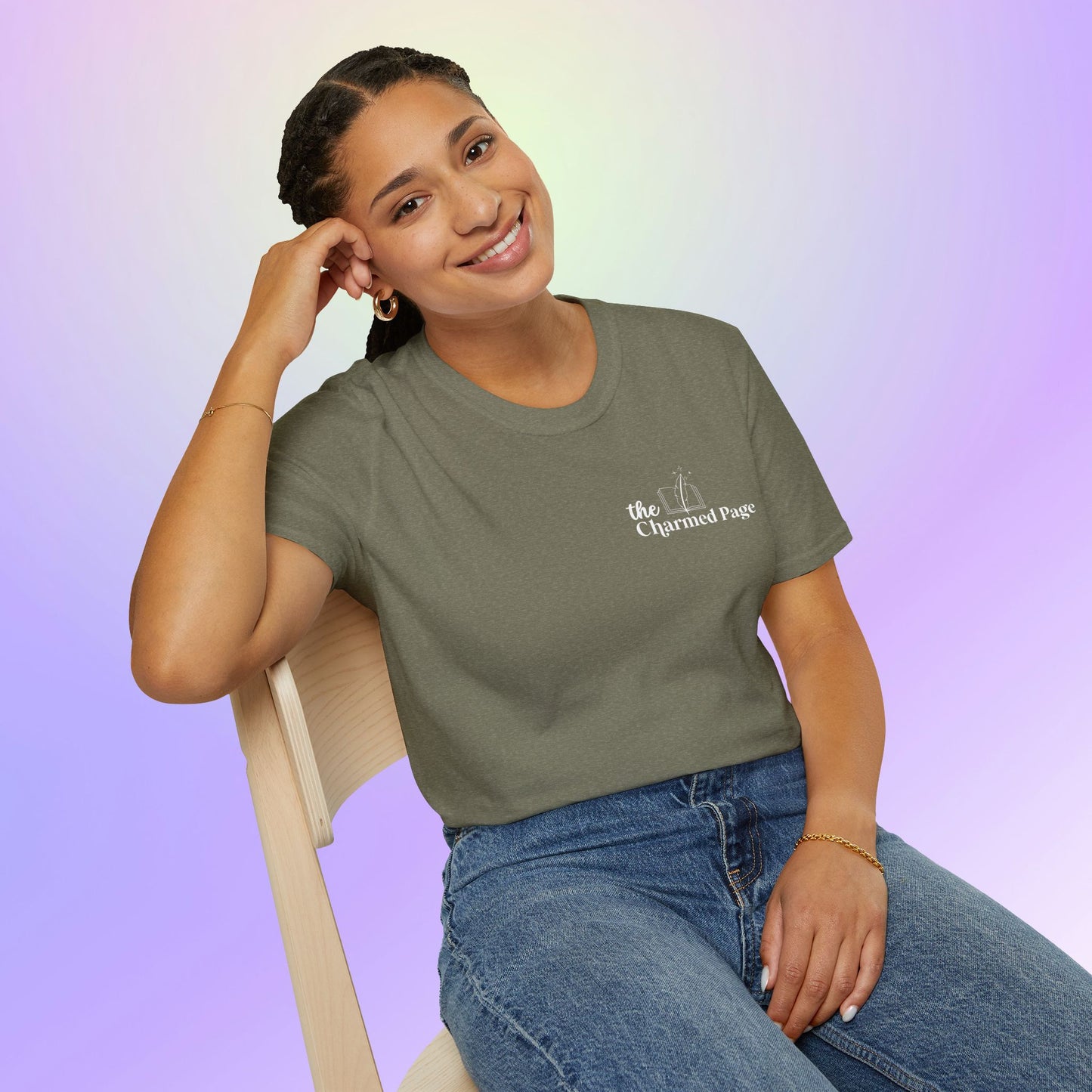 The Charmed Page Bookstore Unisex T-Shirt (Dark Colors)