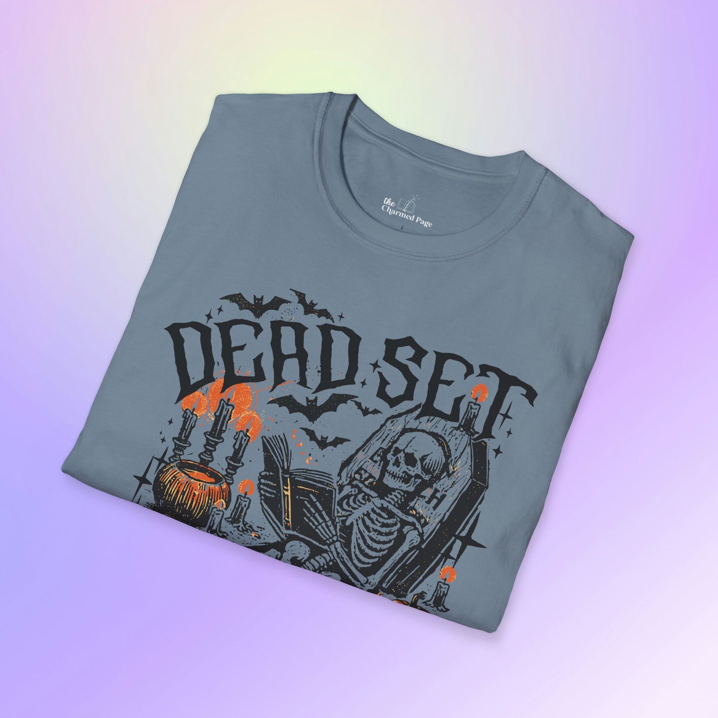 Dead Set on Reading - Book Lover Unisex T-Shirt