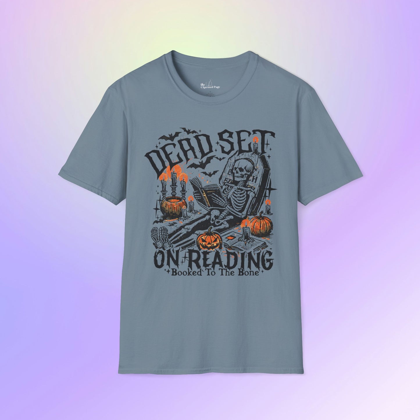 Dead Set on Reading - Book Lover Unisex T-Shirt