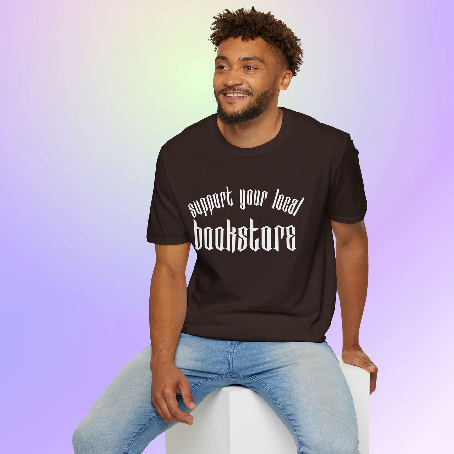 Support Your Local Bookstore Gothic Unisex T-Shirt