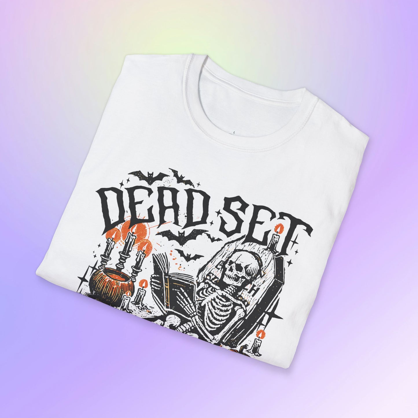 Dead Set on Reading - Book Lover Unisex T-Shirt