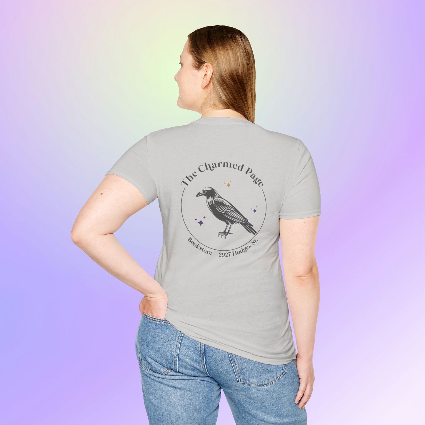 The Charmed Page Bookstore Unisex T-Shirt (Light Colors)