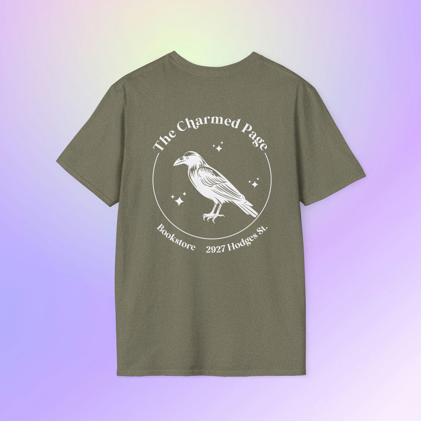 The Charmed Page Bookstore Unisex T-Shirt (Dark Colors)