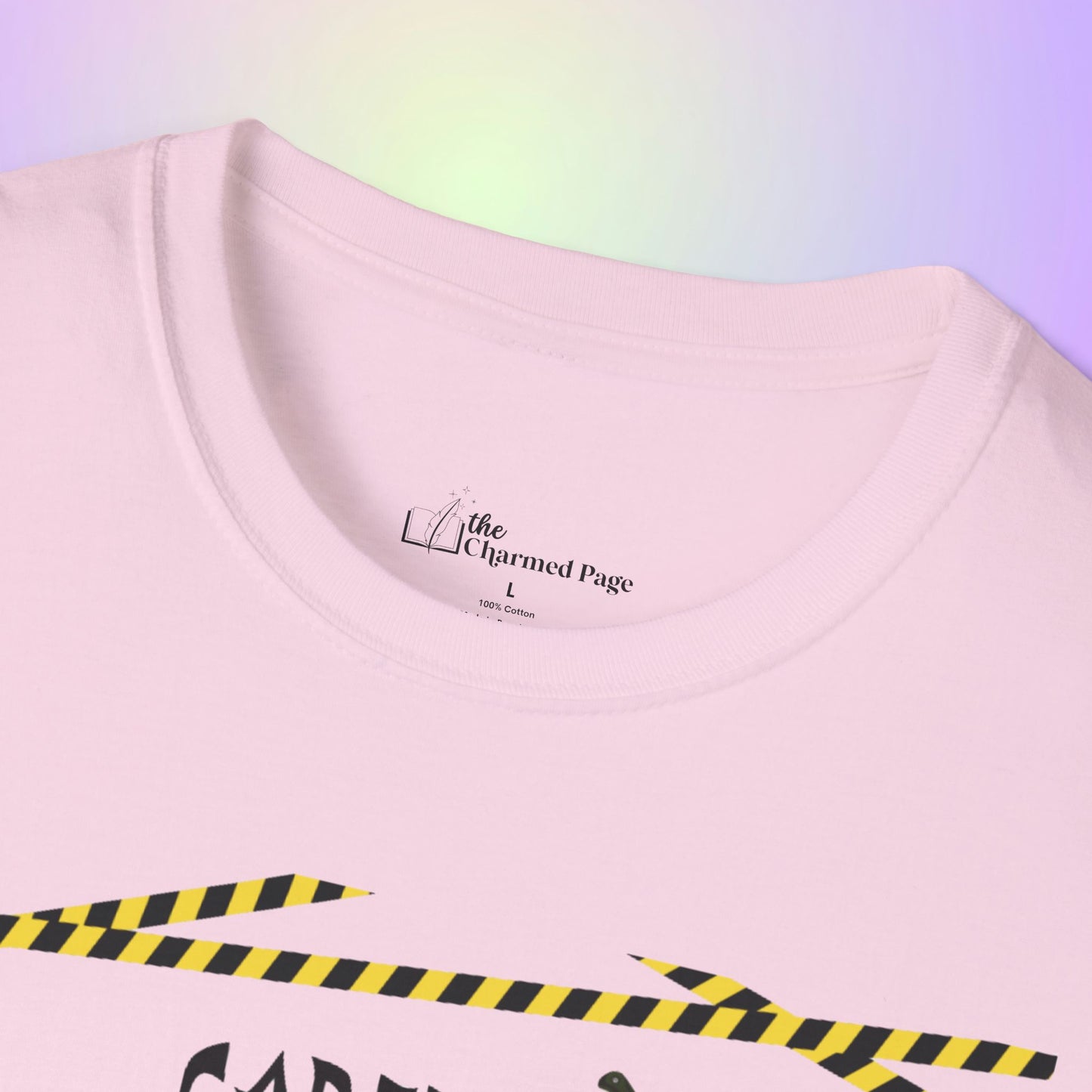 Author Quote Unisex T-Shirt - "Careful or You'll End Up in My Book"