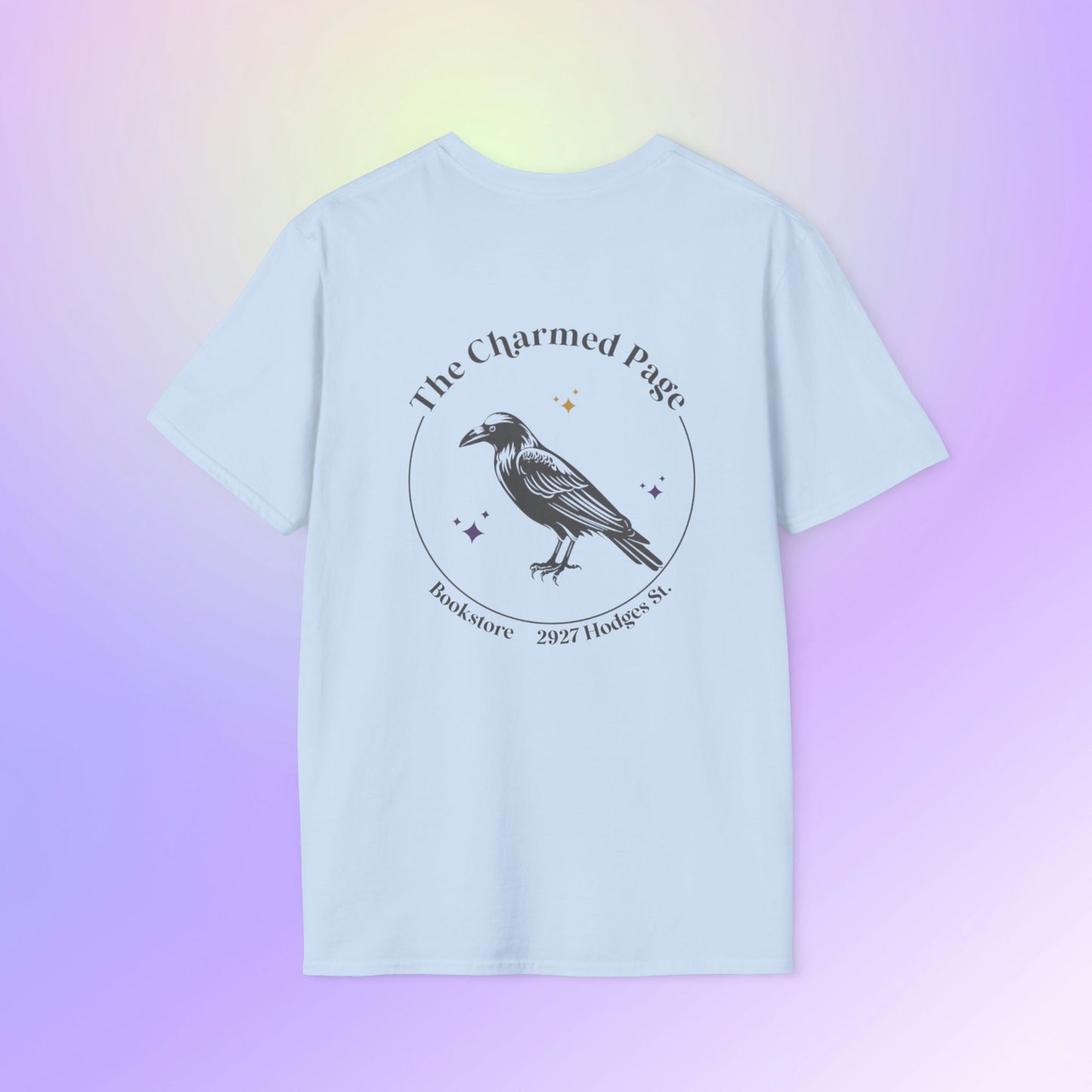 The Charmed Page Bookstore Unisex T-Shirt (Light Colors)