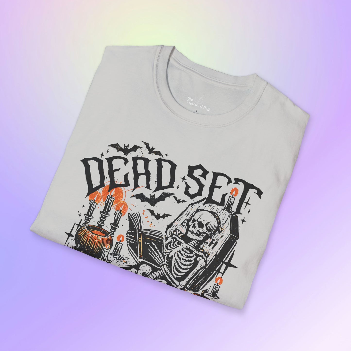 Dead Set on Reading - Book Lover Unisex T-Shirt