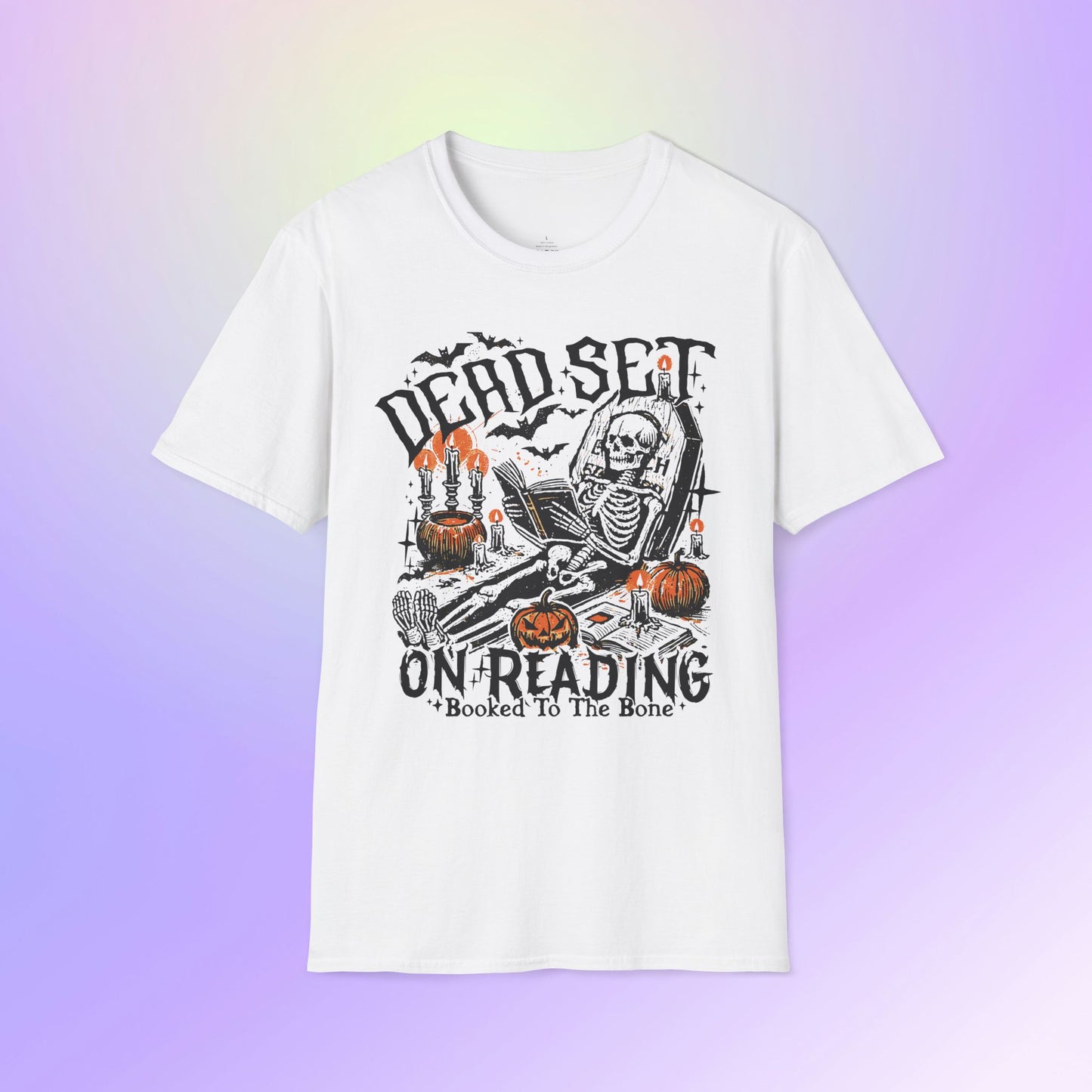 Dead Set on Reading - Book Lover Unisex T-Shirt