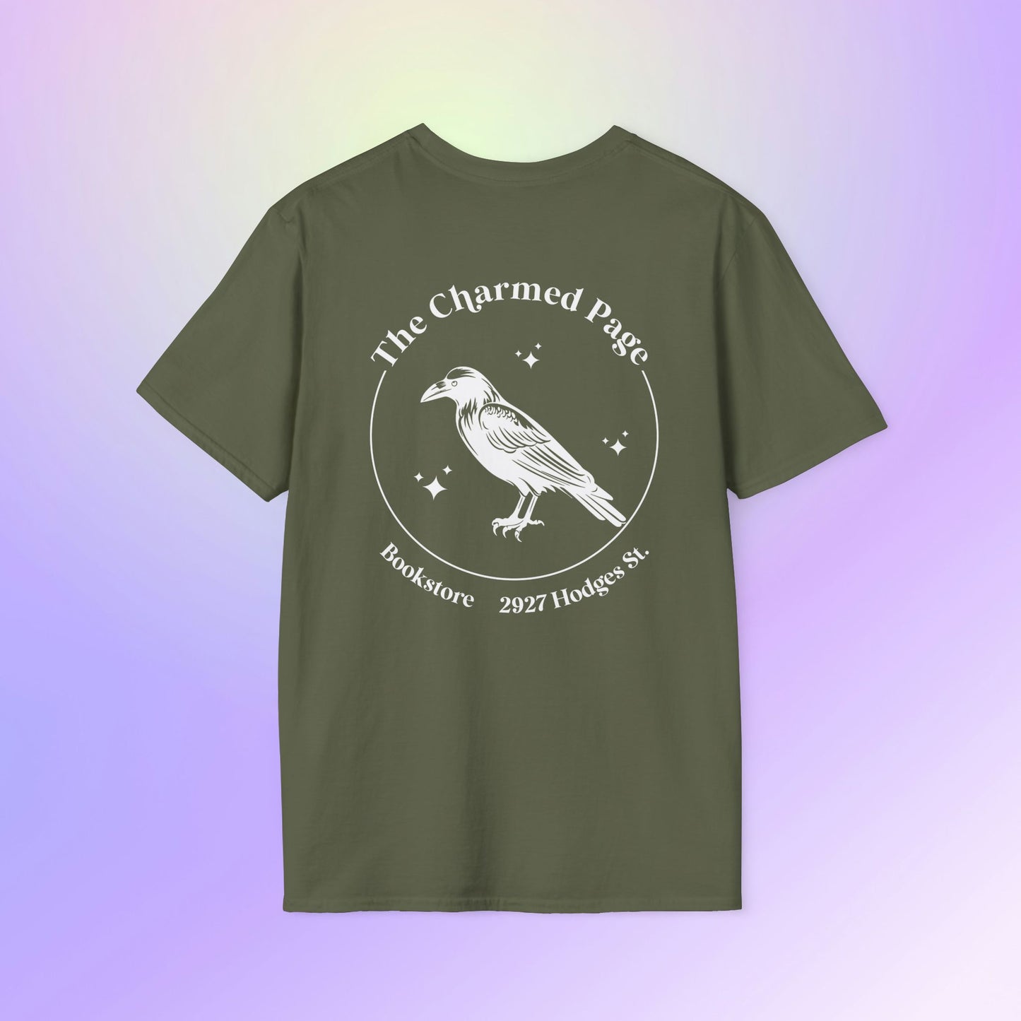 The Charmed Page Bookstore Unisex T-Shirt (Dark Colors)