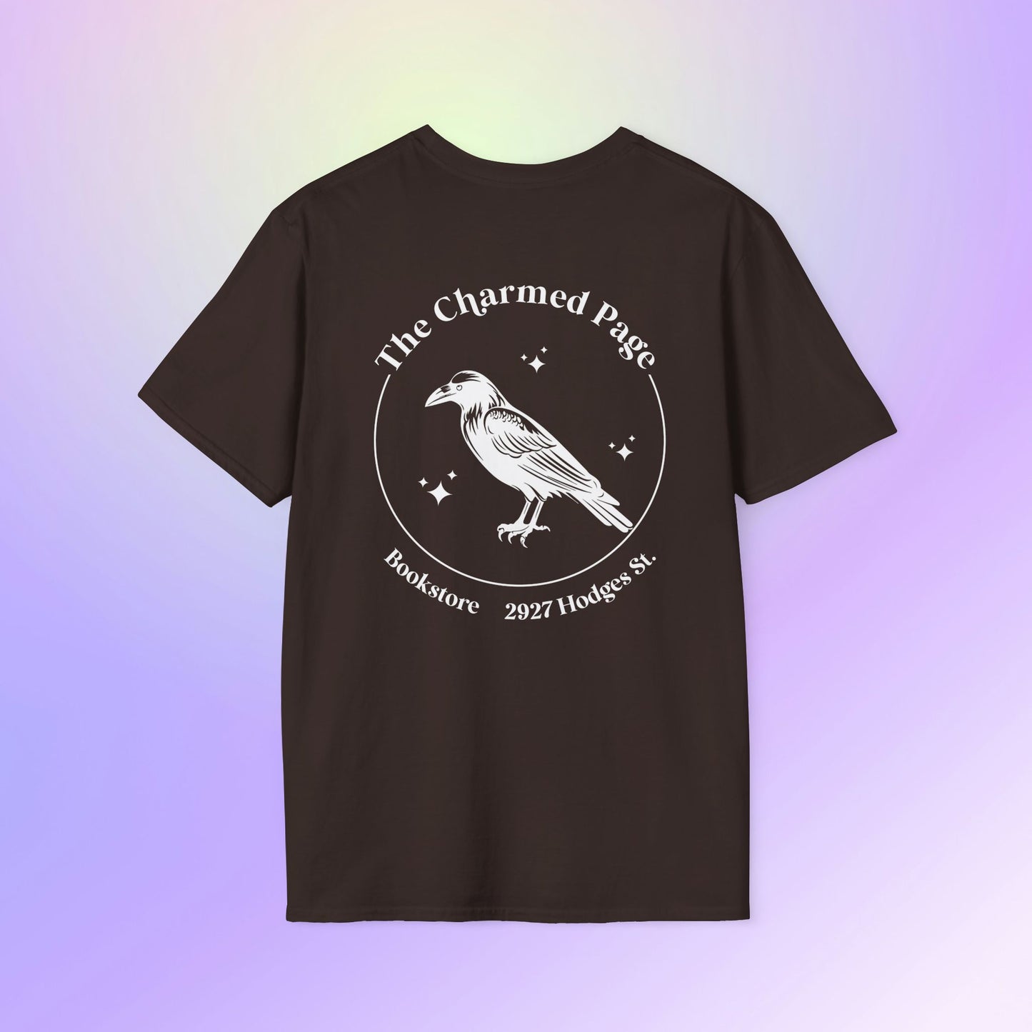 The Charmed Page Bookstore Unisex T-Shirt (Dark Colors)