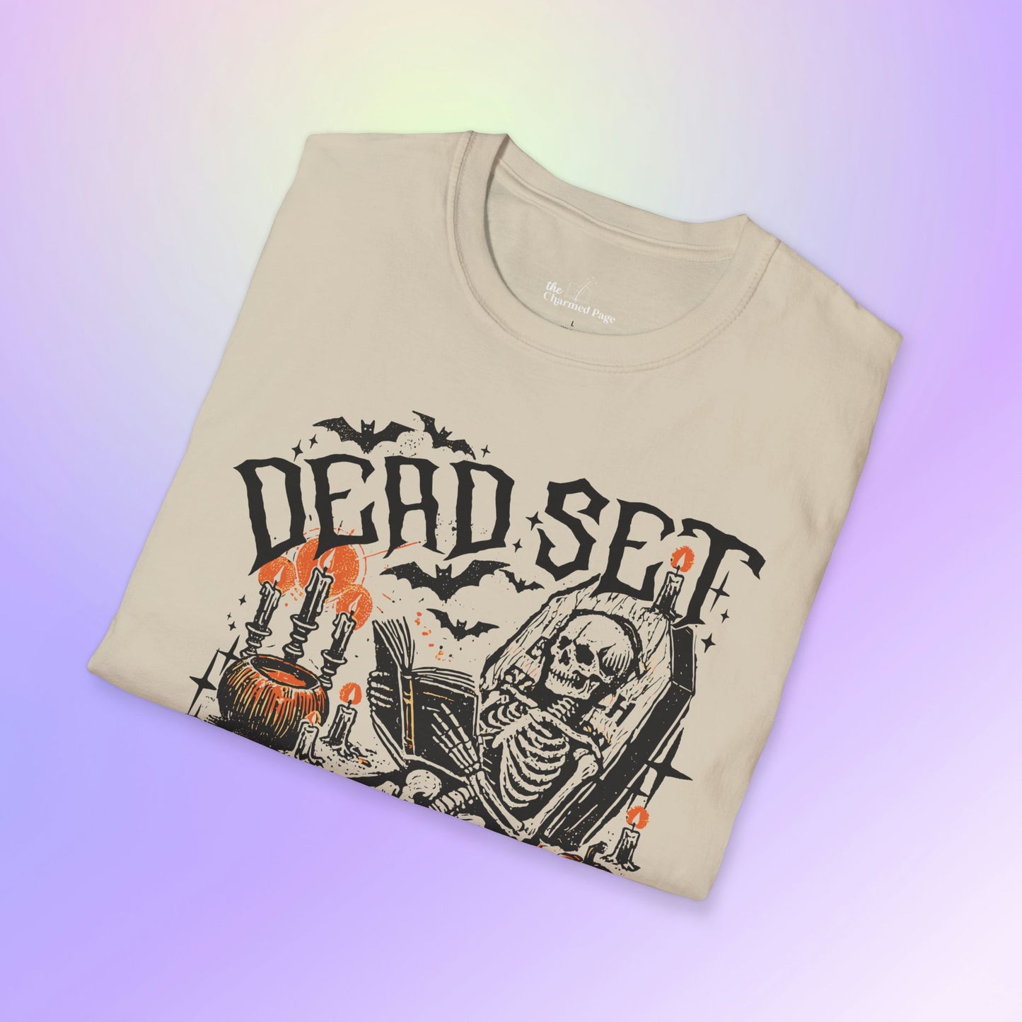 Dead Set on Reading - Book Lover Unisex T-Shirt