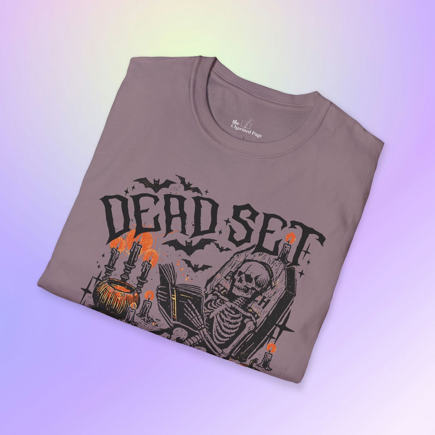 Dead Set on Reading - Book Lover Unisex T-Shirt