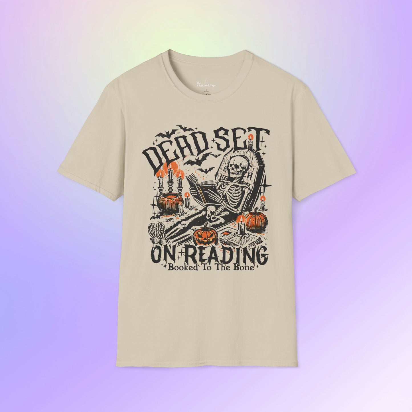 Dead Set on Reading - Book Lover Unisex T-Shirt