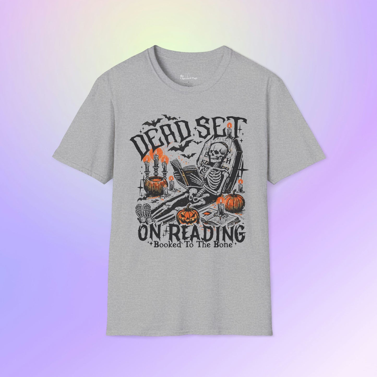 Dead Set on Reading - Book Lover Unisex T-Shirt