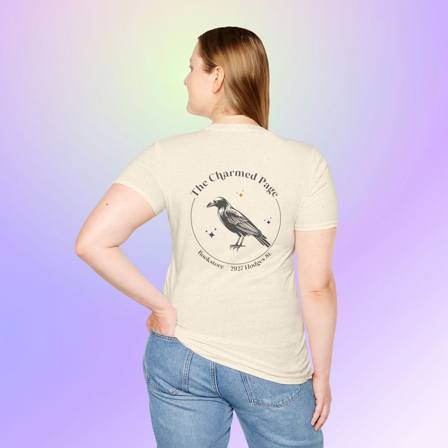 The Charmed Page Bookstore Unisex T-Shirt (Light Colors)