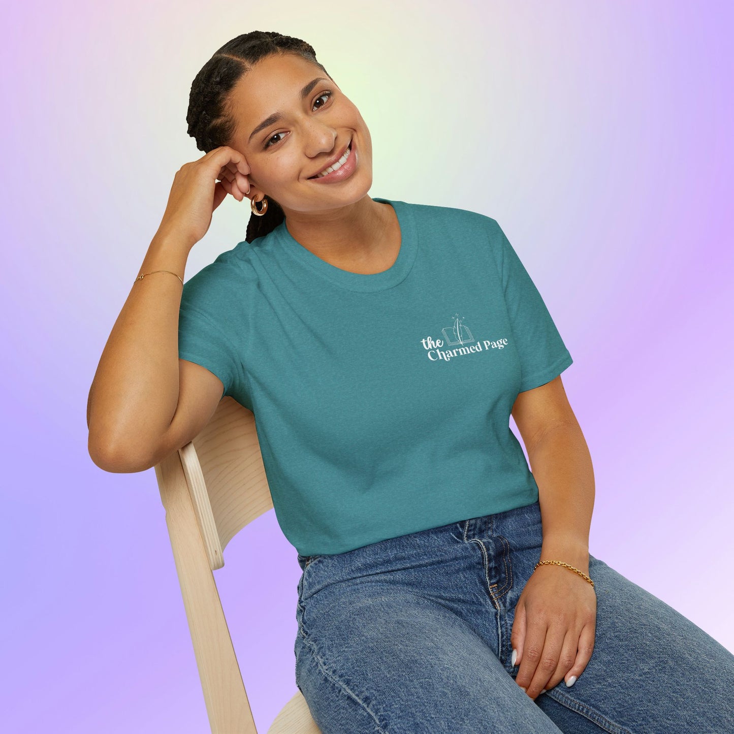 The Charmed Page Bookstore Unisex T-Shirt (Dark Colors)