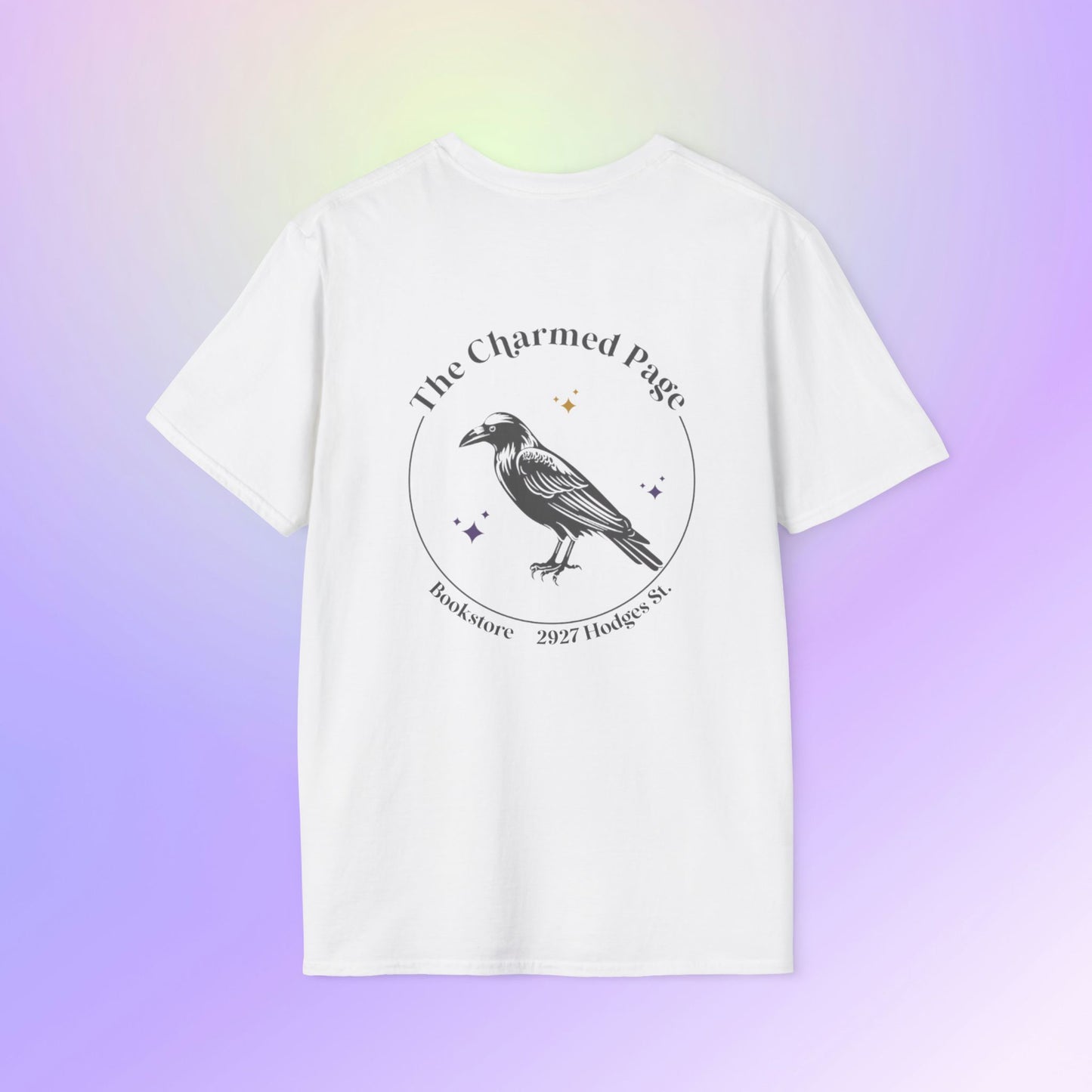 The Charmed Page Bookstore Unisex T-Shirt (Light Colors)