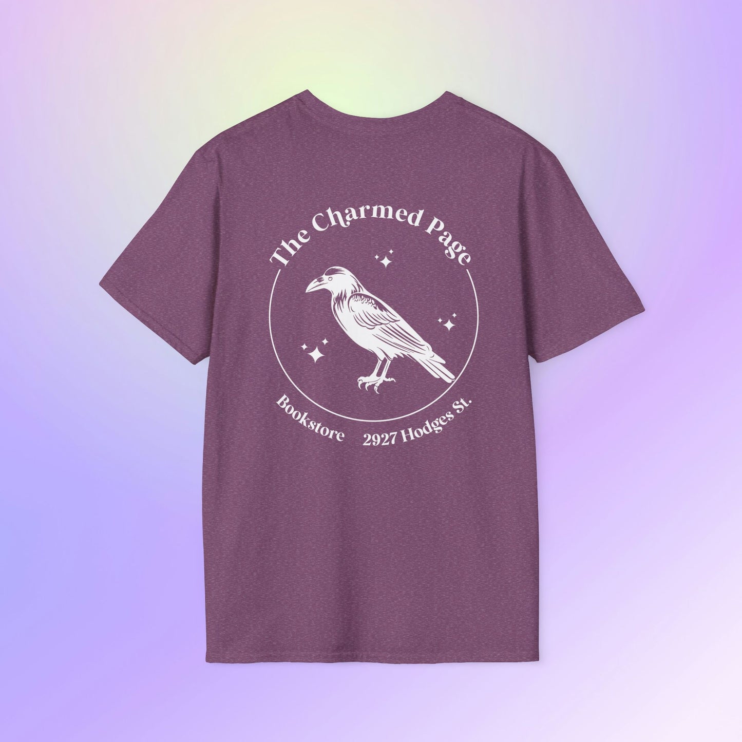 The Charmed Page Bookstore Unisex T-Shirt (Dark Colors)