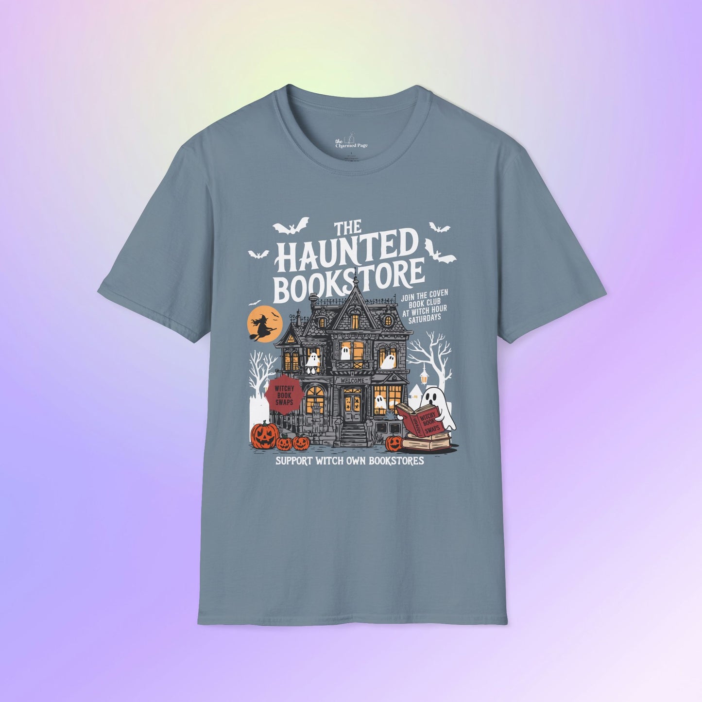 Haunted Bookstore Unisex Tee