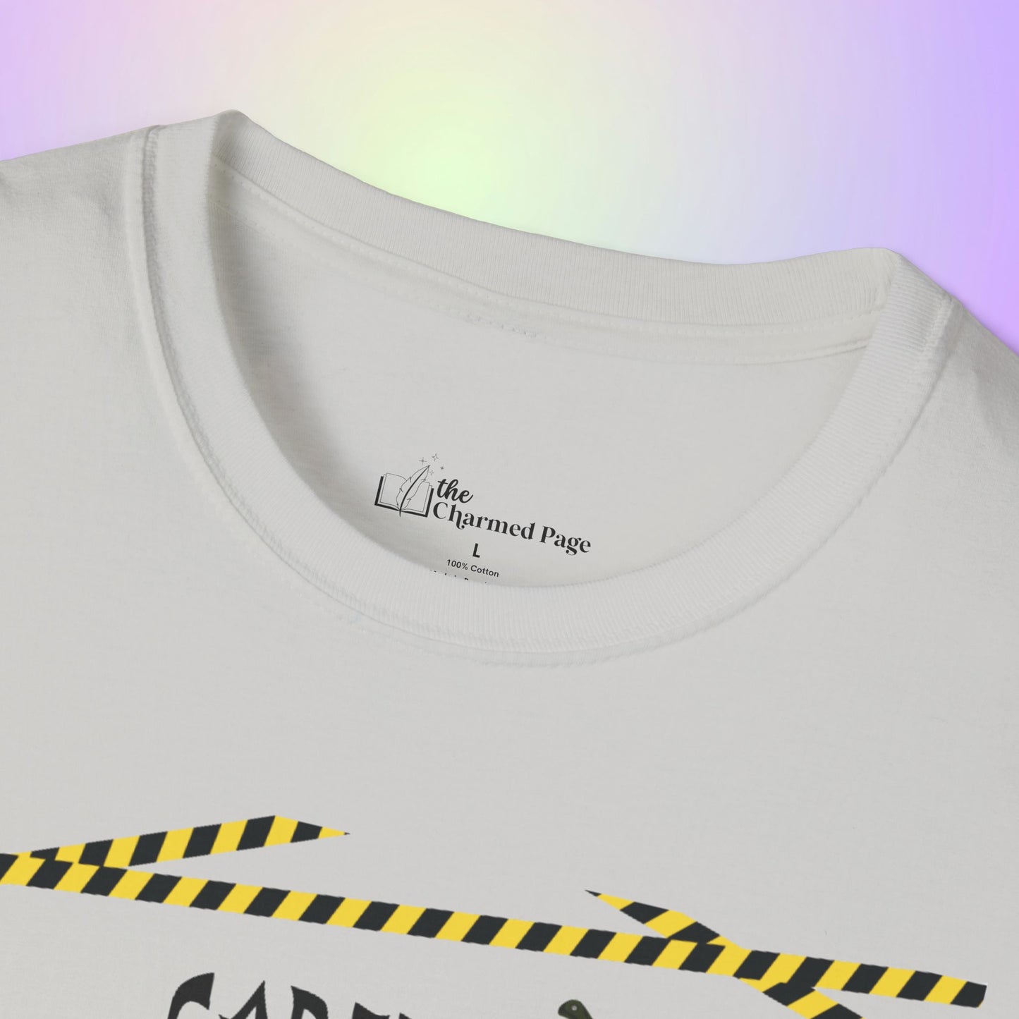 Author Quote Unisex T-Shirt - "Careful or You'll End Up in My Book"