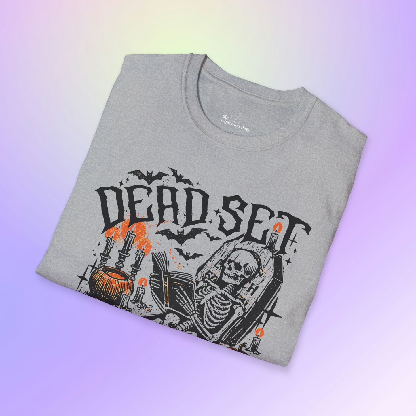 Dead Set on Reading - Book Lover Unisex T-Shirt