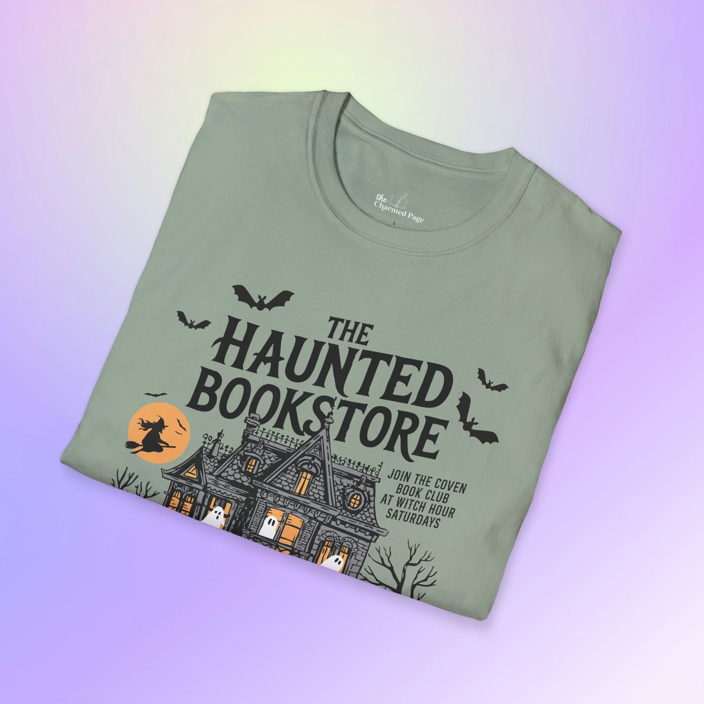 Haunted Bookstore Unisex Tee