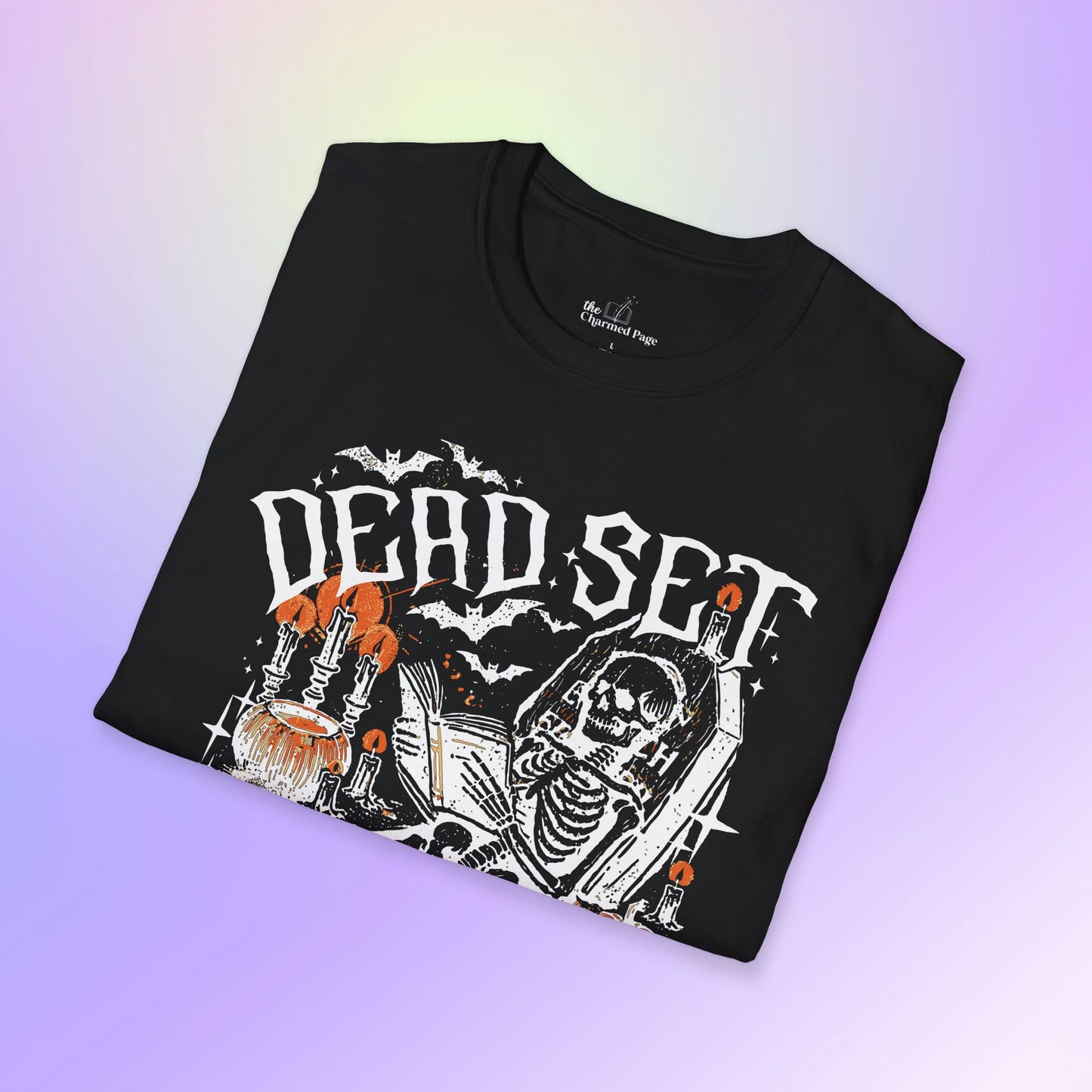 Dead Set on Reading - Book Lover Unisex T-Shirt