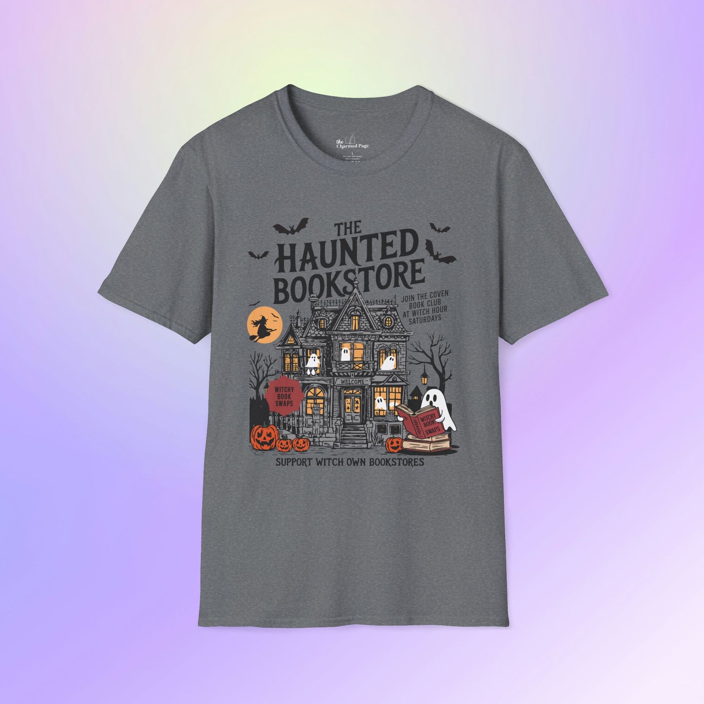 Haunted Bookstore Unisex Tee