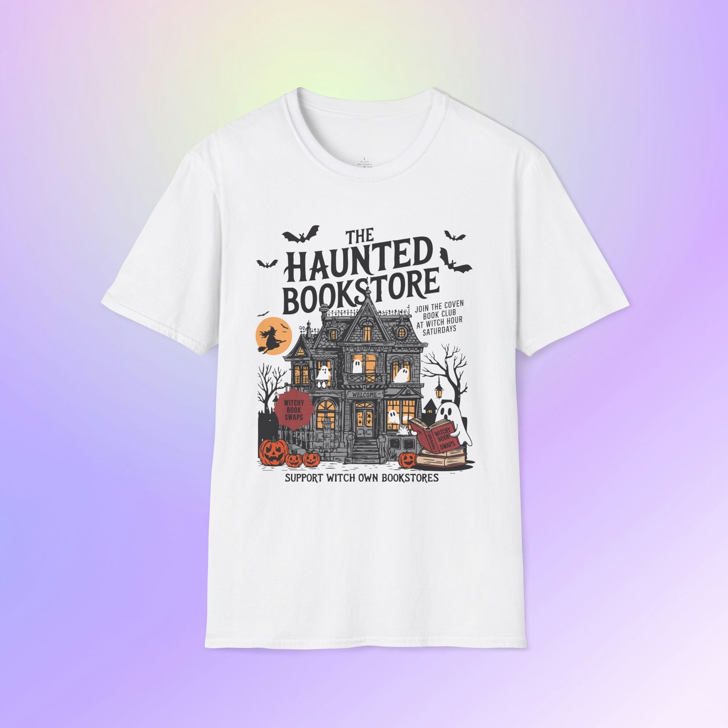 Haunted Bookstore Unisex Tee
