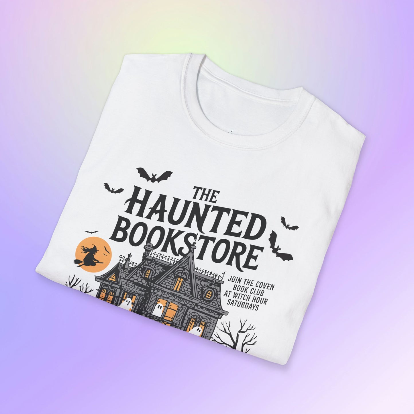 Haunted Bookstore Unisex Tee
