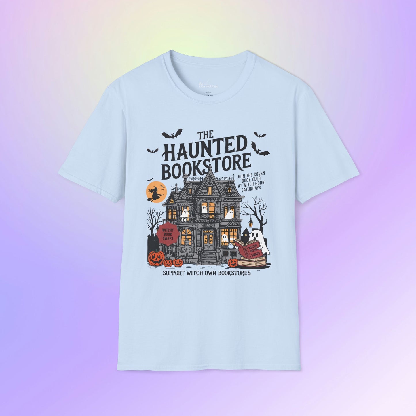 Haunted Bookstore Unisex Tee