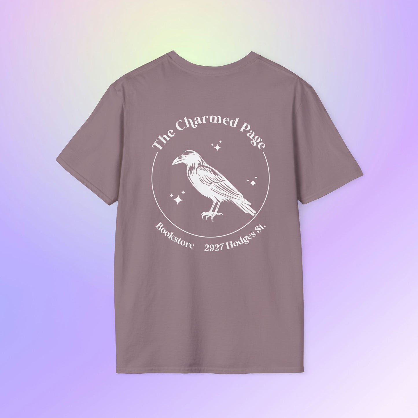 The Charmed Page Bookstore Unisex T-Shirt (Dark Colors)