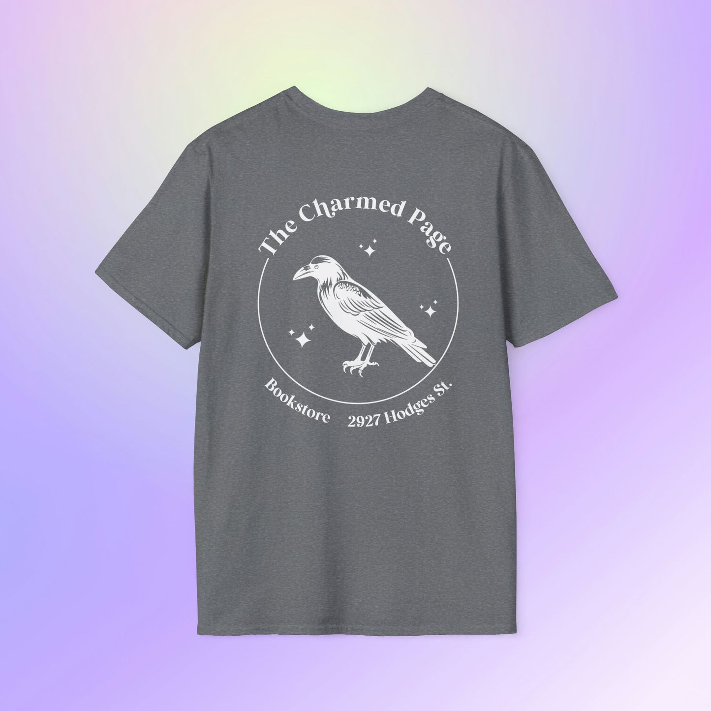 The Charmed Page Bookstore Unisex T-Shirt (Dark Colors)