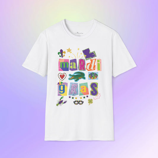 Mardi Gras Season T-Shirt | 2026 Exclusive Scrapbook Design